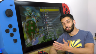 Mad video game scientist creates enormous Nintendo Switch